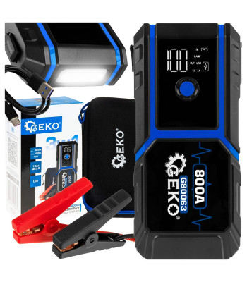 Užvedimo įrenginys GEKO JUMP STARTER, 10000mAh 400A LED QC3.0 12V