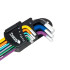 Spalvotų imbusinių raktų rinkinys Tvardy, S2, 9 vnt. – 1,5–10 mm
