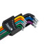 Torx raktų rinkinys, spalvoti, 9 vnt., S2, T10–T50