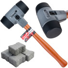 Tvardy grindinio plaktukas su minkštu antgaliu 60 mm (6/24)