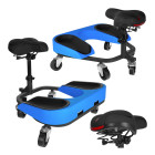 Ergonomiška sėdynė plytelių klojėjams – klauptukas ant ratukų su aukščio reguliavimu 390–460 mm