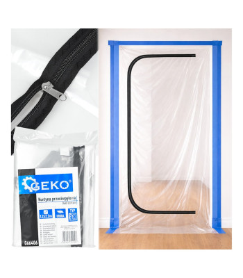 Dulkių nepraleidžianti durų užuolaida 220 × 120 cm, tipas C