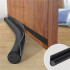 Putų tarpinė nuo skersvėjų durims su lipukiniu tvirtinimu, juoda, 96 cm