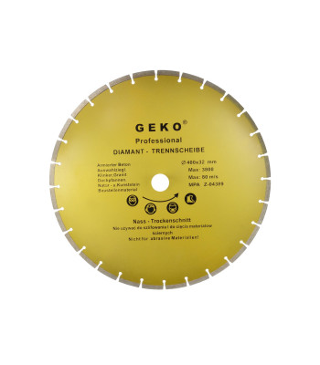 Segmentinis deimantinis diskas GEKO 400x8x32mm