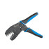 Konektorių kabelių antgalių užspaudimo replės su 5 keičiamomis matricomis