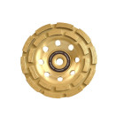 Dvigubo segmento deimantinis šlifavimo diskas betonui Heidmann 125mm M14