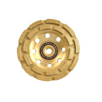 Dvigubo segmento deimantinis šlifavimo diskas betonui Heidmann 125mm M14