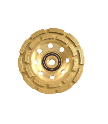 Dvigubo segmento deimantinis šlifavimo diskas betonui Heidmann 125mm M14
