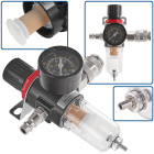 Oro sausintuvas su oro filtru ir slėgio reduktoriumi 1/4″