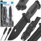 Taktinis peilis su dėklu BLACK SURVIVAL SERIES (6/24), 275/135mm