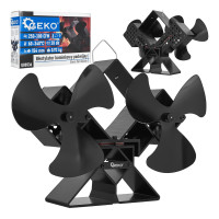 Dvigubas termoelektrinis židinio ventiliatorius GEKO
