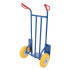 Mėlynas transportavimo vežimėlis su poliuretano ratukais, 200 kg, 200x350mm