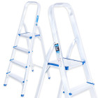 Sulankstomos aliumininės kopėčios GEKO STRONG, G02416, 4 pakopų, 150 kg