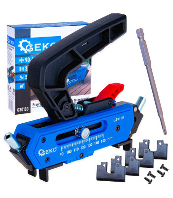 Terasinių lentų montavimo įrankis paslėptiems varžtams „Geko“ G30180