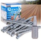 Terasinių lentų sraigtai su TORX T15 lizdu ir antgaliu, 4,5x60 mm