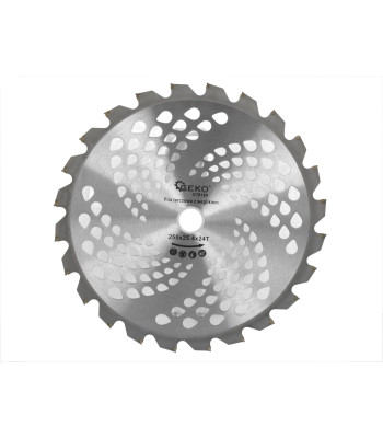 Kietmetalinis pjovimo diskas benzininei krūmapjovei, 255x25,4 mm, 24T