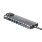 USB tipo C adapteris (HUB) su HDMI, 2 x USB 3.0, 2 x USB tipo C ir RJ-45 – Kruger&Matz KM0391.2