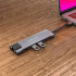 USB tipo C adapteris (HUB) su HDMI, 2 x USB 3.0, 2 x USB tipo C ir RJ-45 – Kruger&Matz KM0391.2