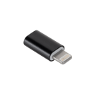 Adapteris Micro USB į Apple Lightning, juodas, M-Life