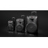 Aktyvioji garso kolonėlė su 2 belaidžiais UHF mikrofonais, SD, Bluetooth, FM ir USB, 60 Watt, Kruger&Matz KM 1715, 508x448x758 mm