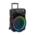 Aktyvi garso kolonėlė su 2 belaidžiais UHF mikrofonais, SD, Bluetooth, FM, USB ir LED, 60 Watt, Kruger&Matz KM 1718