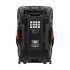 Aktyvi garso kolonėlė su 2 belaidžiais UHF mikrofonais, SD, Bluetooth, FM, USB ir LED, 60 Watt, Kruger&Matz KM 1718