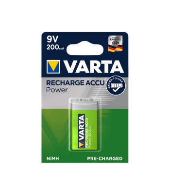Akumuliatorius Varta 9 V 200 mAh