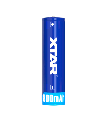 Ličio jonų akumuliatorius su apsauga, 800mAh – XTAR 14500 / AA / R6 3,7V