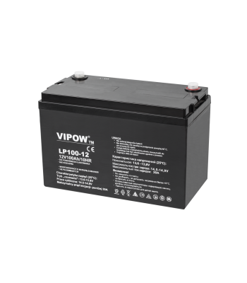Gelinis akumuliatorius Vipow 12 V / 100 Ah