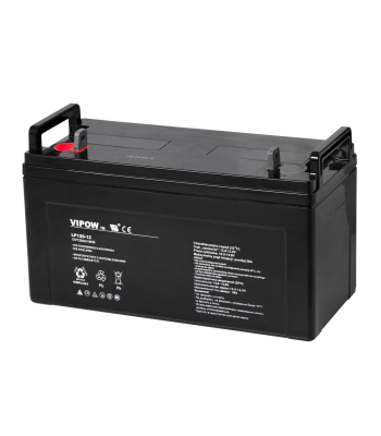 Akumuliatorius gelinis Vipow, 12 V / 120 Ah