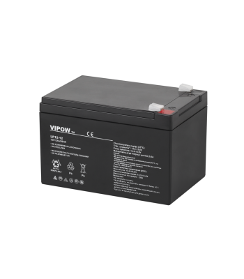 Gelinis akumuliatorius Vipow, 12 V / 12 Ah