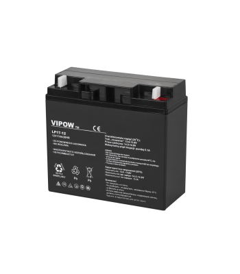 Gelinis akumuliatorius Vipow, 12 V, 17 Ah