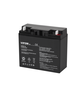 Gelinio akumuliatoriaus VIPOW 12 V / 20 Ah