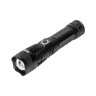 Akumuliatorinis LED žibintuvėlis su zoom funkcija, aliuminis, 1000 lm, IP65, USB-C, Rebel 10 W