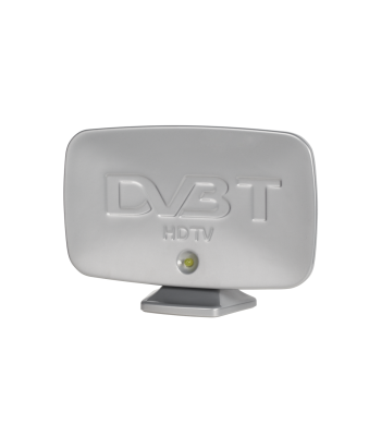 Plačiajuostė DVB-T antena, sidabrinė, Ryniak DELTA, 375 x 220 x 80 mm