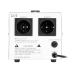 Automatinis įtampos stabilizatorius, servovariklis, KEMOT MSER-500, 500 VA