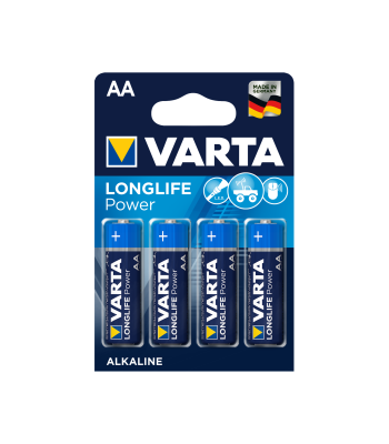 Šarminė baterija VARTA HIGH ENERGY, LR06, 4 vnt. pakuotėje