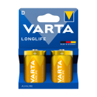 Šarminės baterijos VARTA LONGLIFE, 2 vnt./bl., LR20