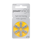 Cinko ir oro baterijos klausos aparatams POWER ONE VARTA, PR70/10, 6 vnt.