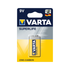 VARTA SUPERLIFE baterija, 1 vnt./bl., 9V, 6F22