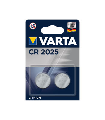 Baterija, 2 vnt./bl., VARTA CR2025