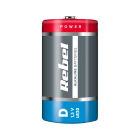 Šarminės baterijos Rebel LR20, D