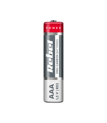 Cinko-anglies baterijos Rebel R03 AAA
