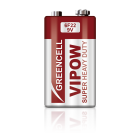 Cinko-anglies baterija VIPOW 6F22, 9V