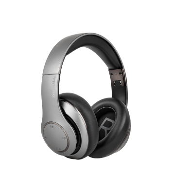 Belaidės ant ausų dedamos ausinės, grafitinės – Kruger&Matz Street 3 Wireless