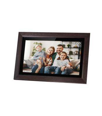 Skaitmeninis nuotraukų rėmelis Kruger&Matz FRAMEO Wi-Fi, medinis, 15,6″