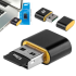 microSD kortelių skaitytuvas REBEL Comp R60 mini