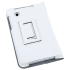 Baltas dėklas Samsung Galaxy Tab P3100