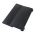 Juodas natūralios odos dėklas Samsung Galaxy Tab P5100