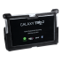 Juodas natūralios odos dėklas Samsung Galaxy Tab P5100